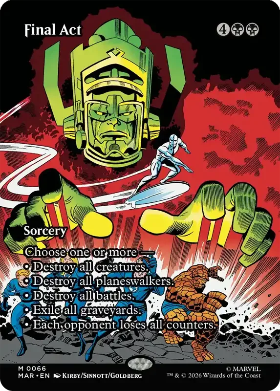 Marvel Super Heroes Set List - Final Act