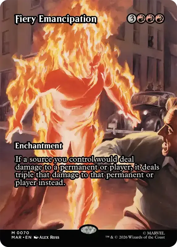 Marvel Super Heroes Set List - Fiery Emancipation