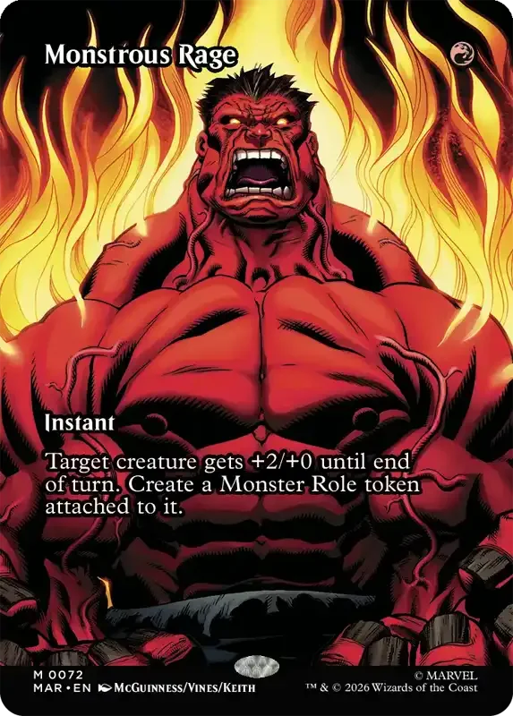 Marvel Super Heroes Set List - Monstrous Rage