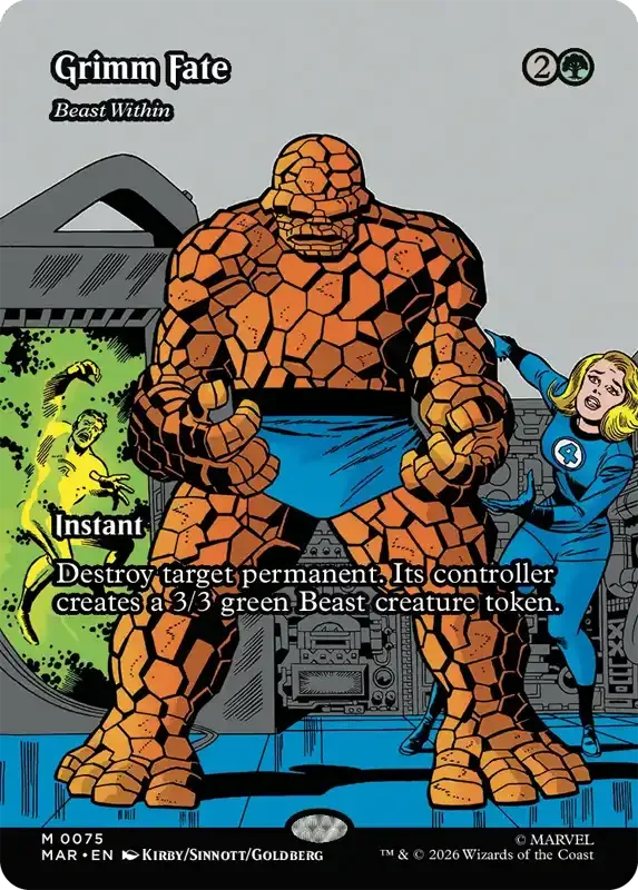 Marvel Super Heroes Set List - Beast Within (Kirby/Sinnott/Goldberg)