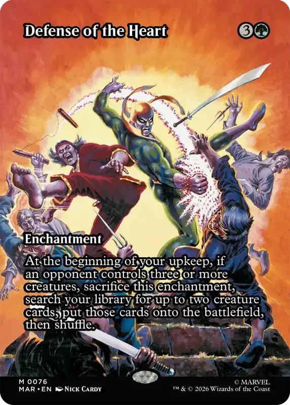 Marvel Super Heroes Set List - Defense of the Heart