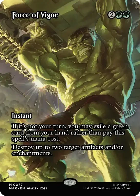 Marvel Super Heroes Set List - Force of Vigor
