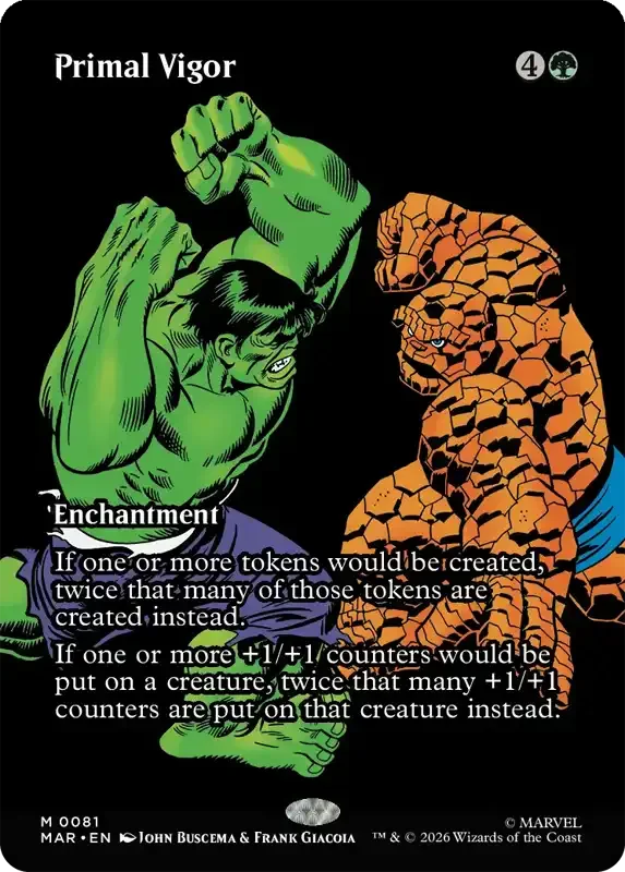 Marvel Super Heroes Set List - Primal Vigor