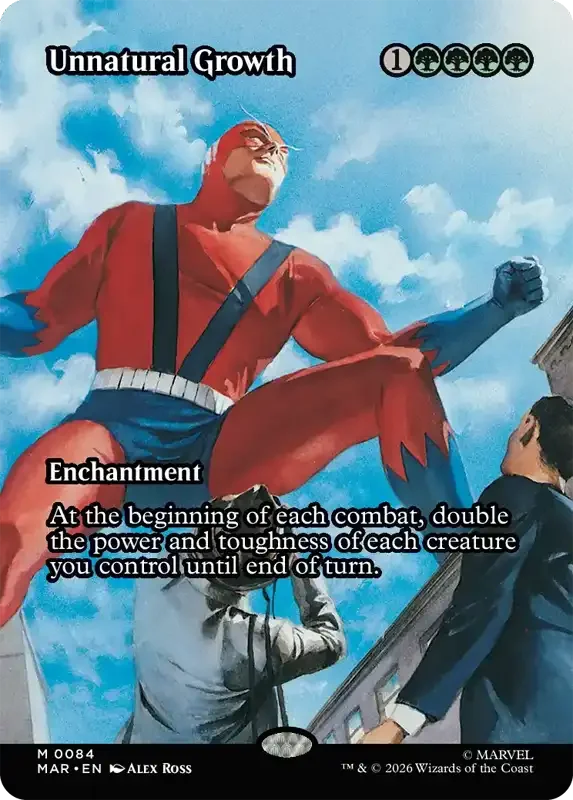 Marvel Super Heroes Set List - Unnatural Growth
