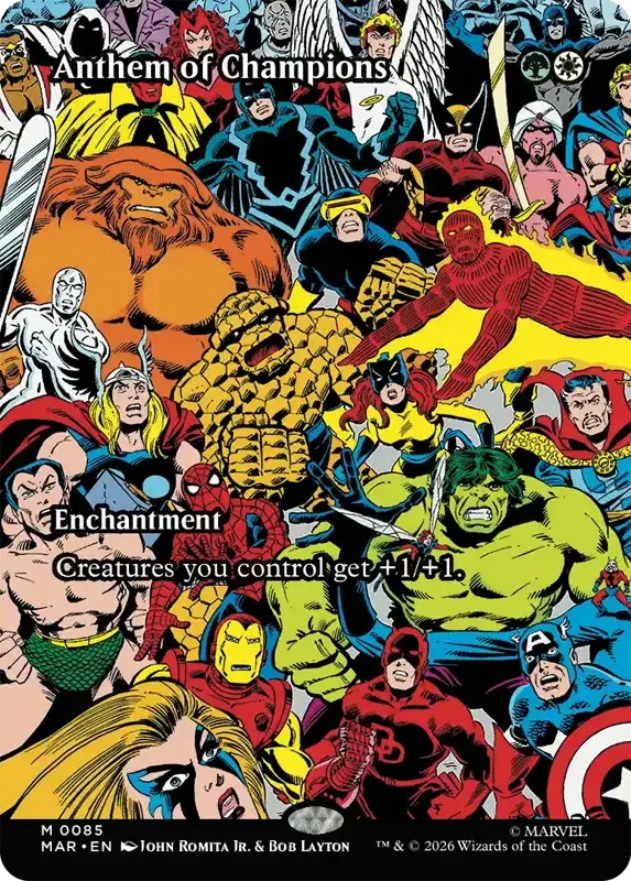 Marvel Super Heroes Set List - Anthem of Champions