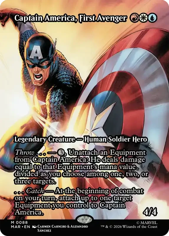 Marvel Super Heroes Set List - Captain America, First Avenger