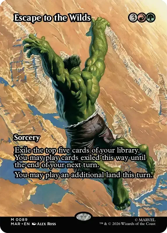 Marvel Super Heroes Set List - Escape to the Wilds