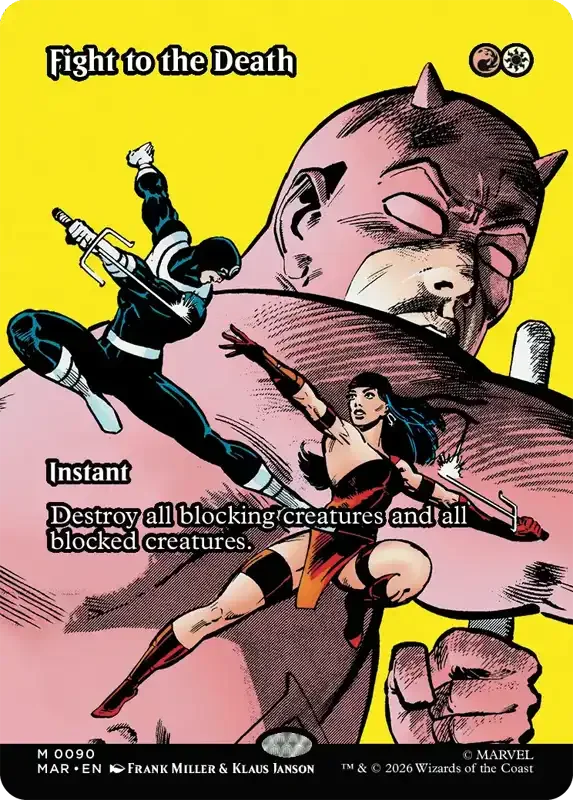 Marvel Super Heroes Set List - Fight to the Death