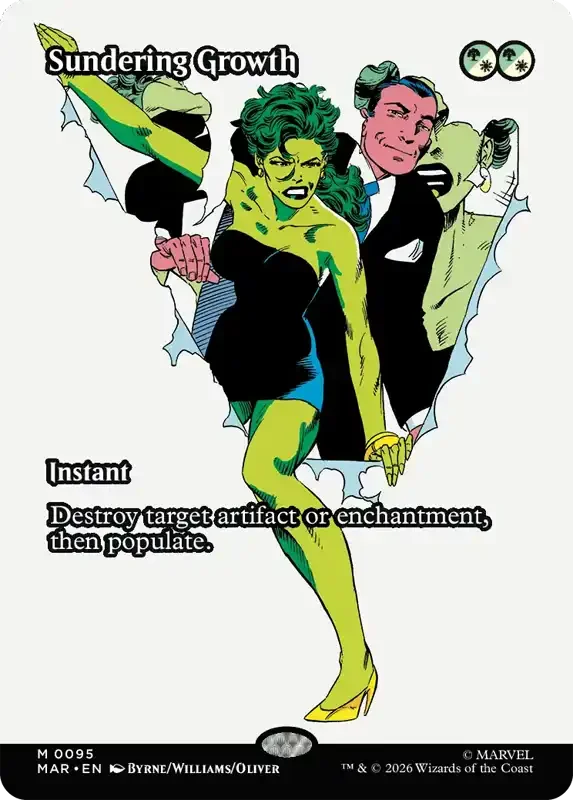 Marvel Super Heroes Set List - Sundering Growth