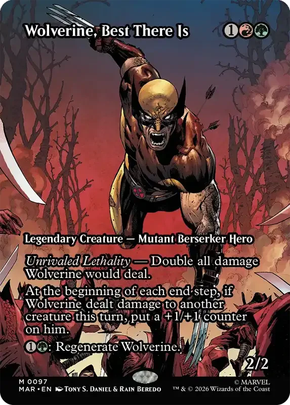 Marvel Super Heroes Set List - Wolverine, Best There Is