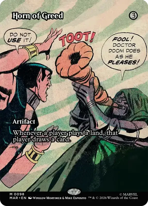 Marvel Super Heroes Set List - Horn of Greed