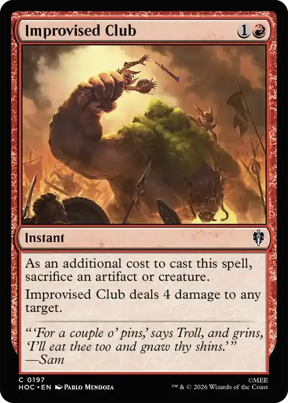 MTG Hobbit Set List - Improvised Club