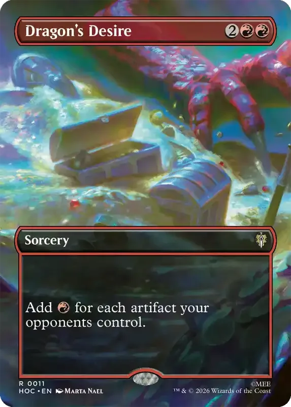 MTG Hobbit Set List - Dragon's Desire