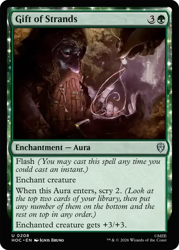 MTG Hobbit Set List - Gift of Strands