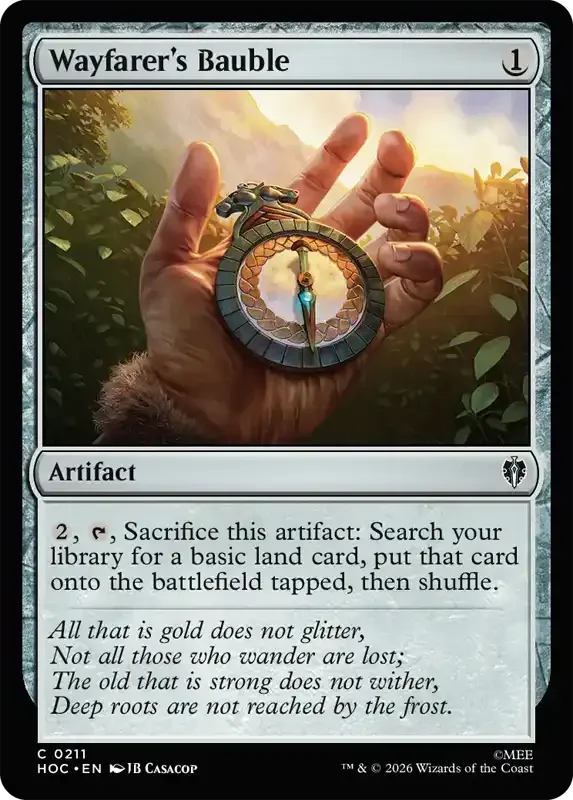 MTG Hobbit Set List - Wayfarer's Bauble