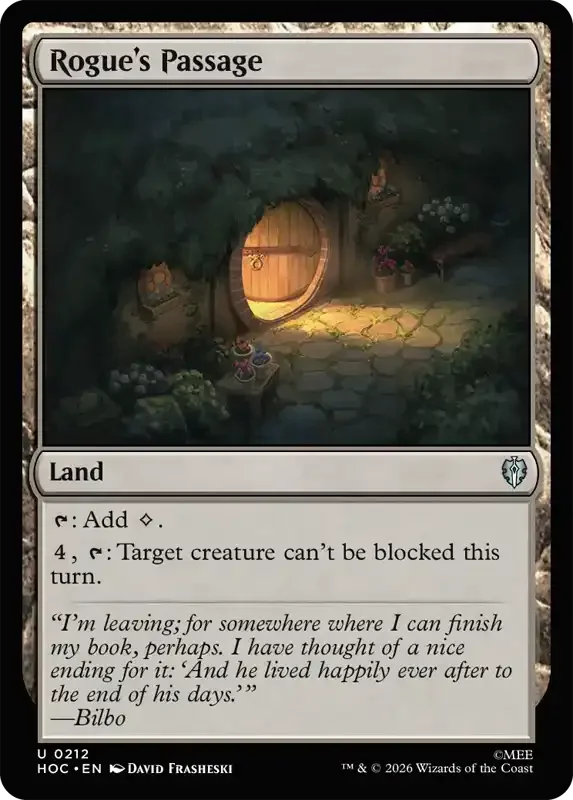 MTG Hobbit Set List - Rogue's Passage
