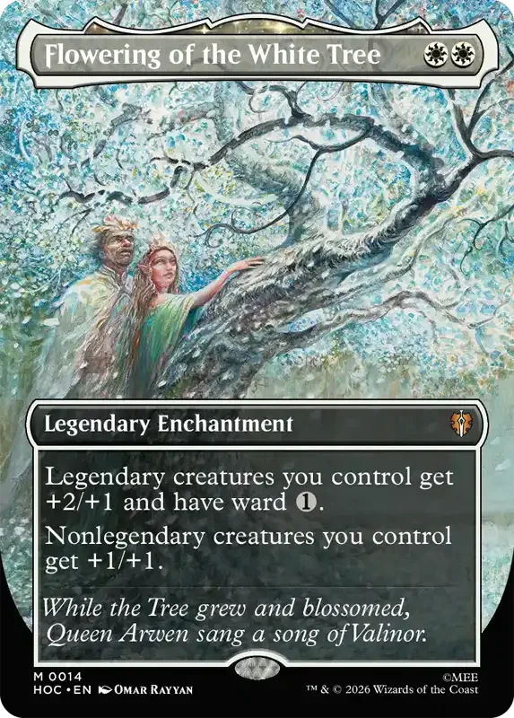 MTG Hobbit Set List - Flowering of the White Tree