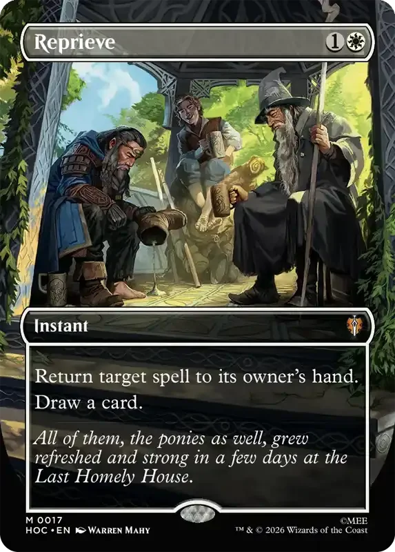 MTG Hobbit Set List - Reprieve