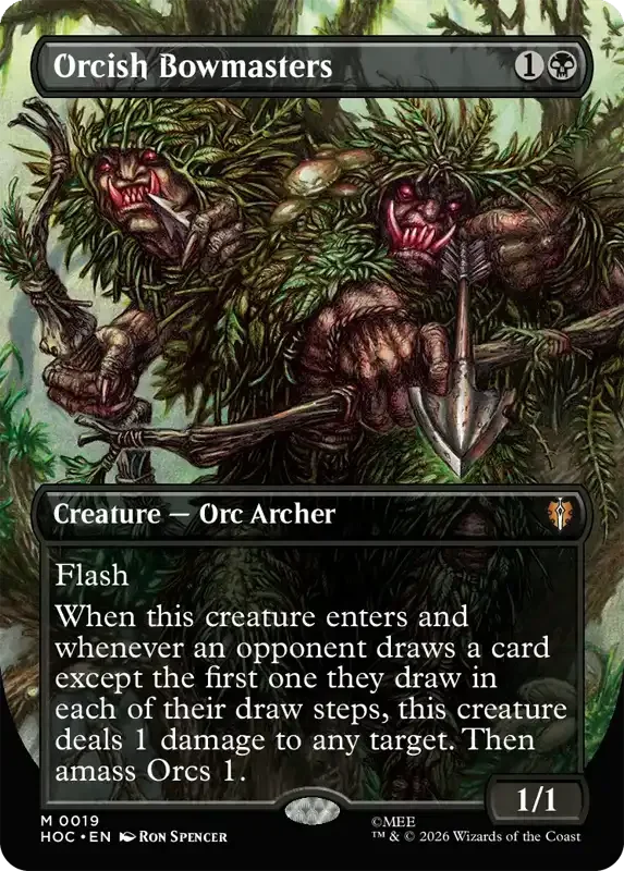 MTG Hobbit Set List - Orcish Bowmasters