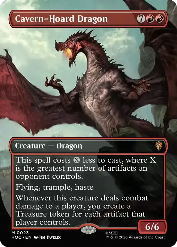 MTG Hobbit Set List - Cavern-Hoard Dragon