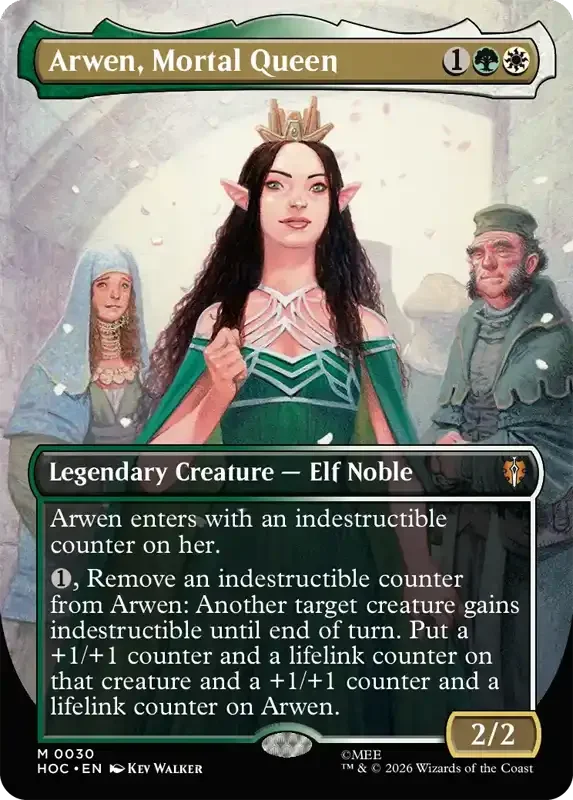 MTG Hobbit Set List - Arwen, Mortal Queen