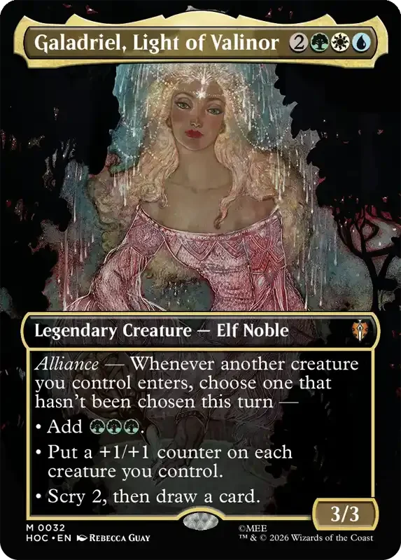 MTG Hobbit Set List - Galadriel, Light of Valinor