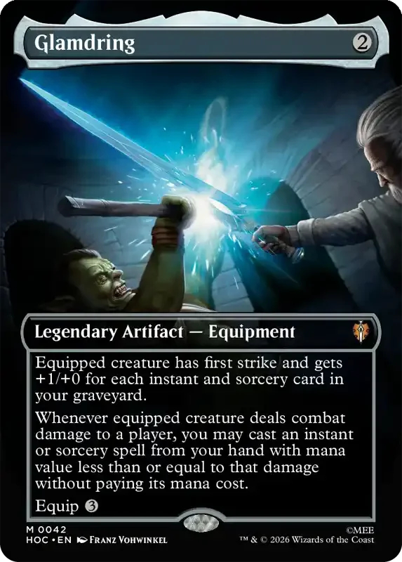 MTG Hobbit Set List - Glamdring