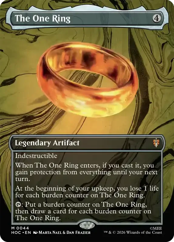 MTG Hobbit Set List - The One Ring