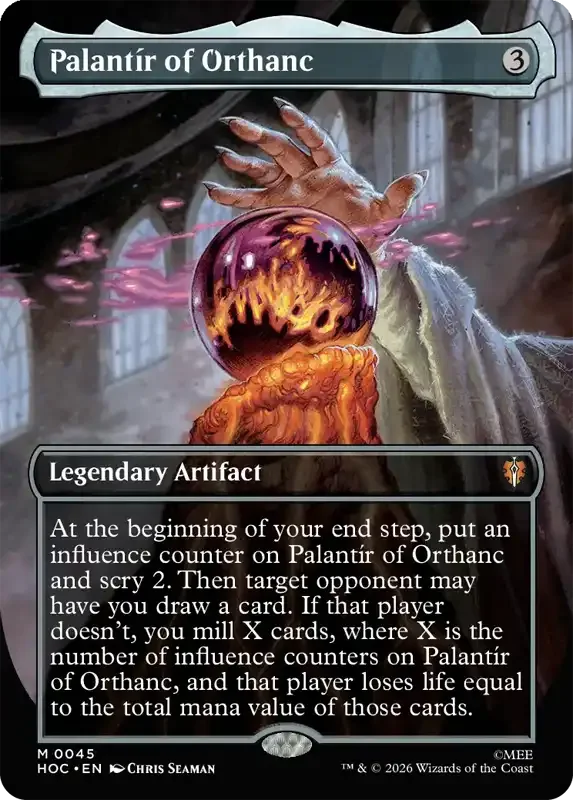 MTG Hobbit Set List - Palantír of Orthanc