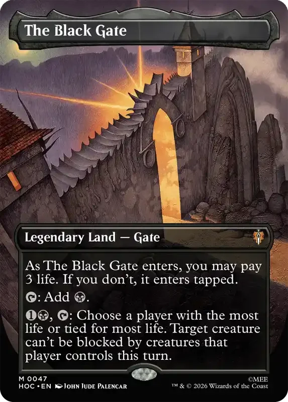 MTG Hobbit Set List - The Black Gate