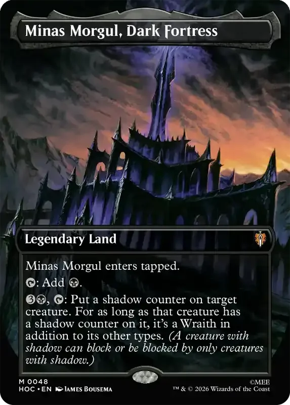 MTG Hobbit Set List - Minas Morgul, Dark Fortress