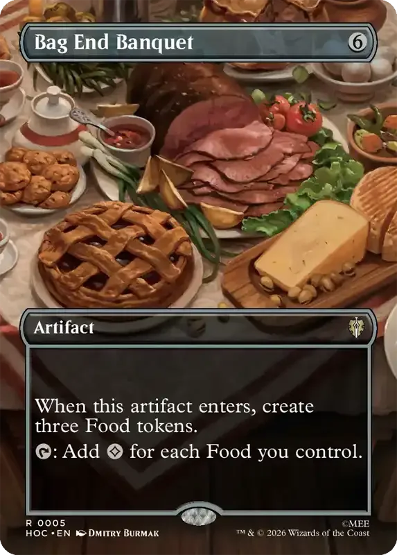 MTG Hobbit Set List - Bag End Banquet