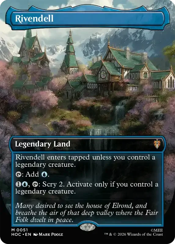 MTG Hobbit Set List - Rivendell