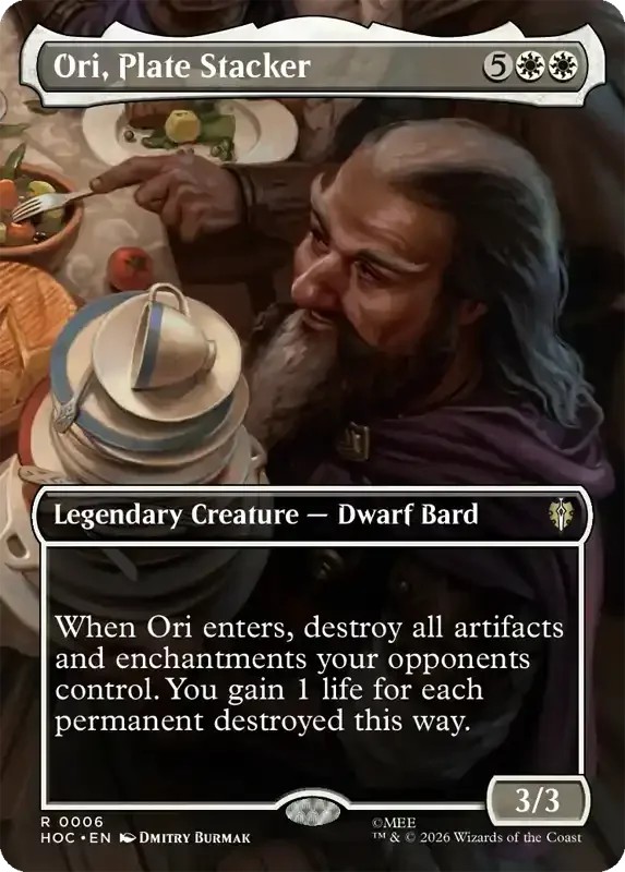 MTG Hobbit Set List - Ori, Plate Stacker