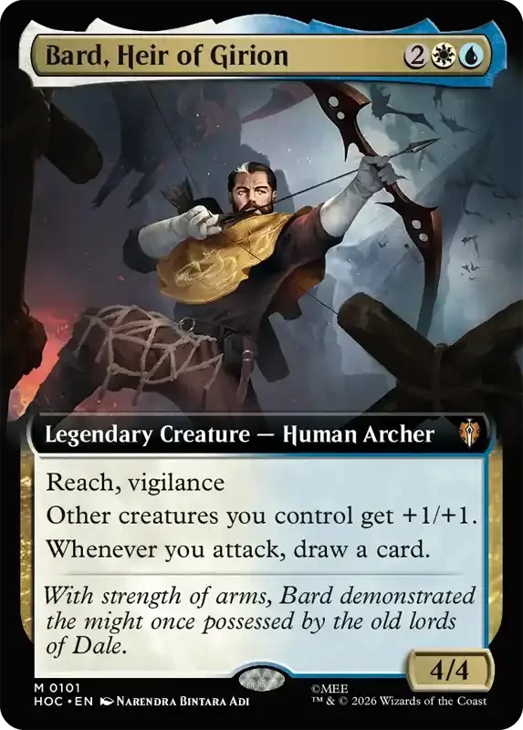 MTG Hobbit Set List - Bard, Heir of Girion