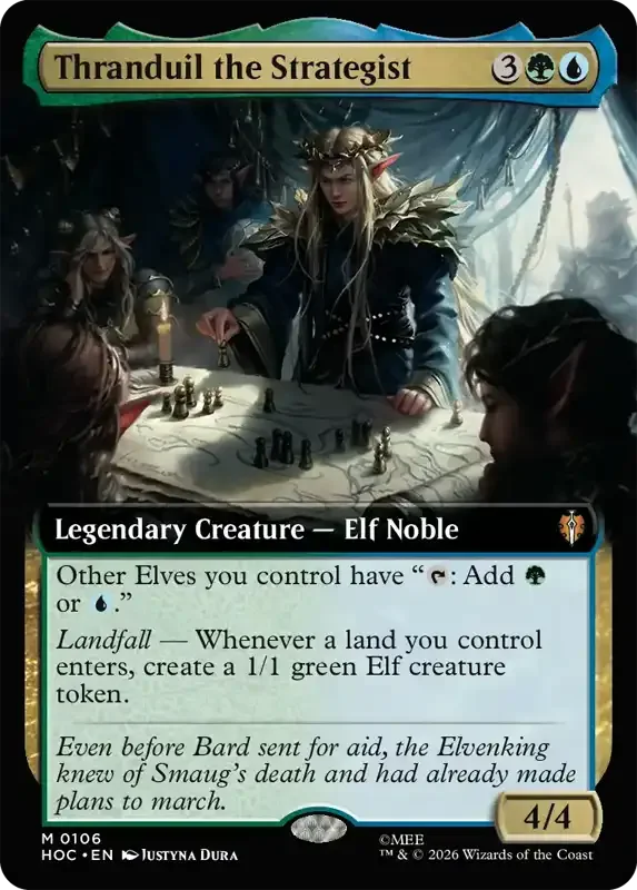 MTG Hobbit Set List - Thranduil the Strategist