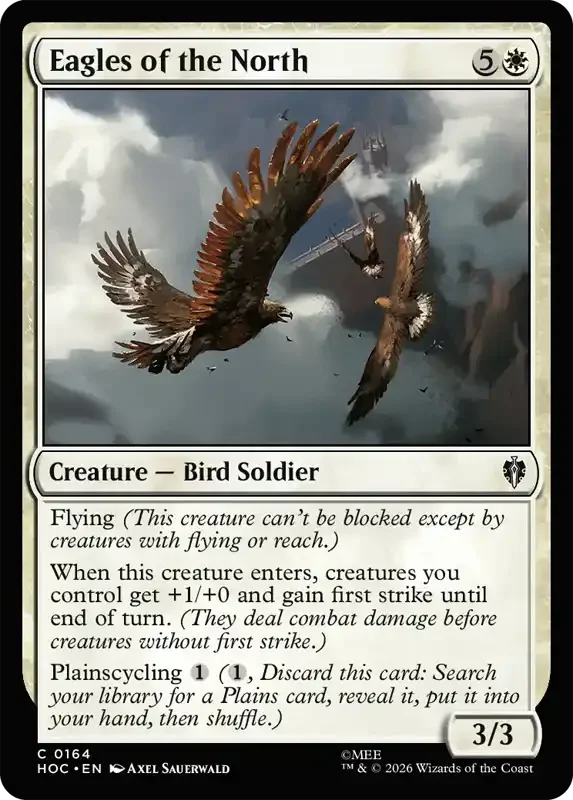 MTG Hobbit Set List - Eagles of the North