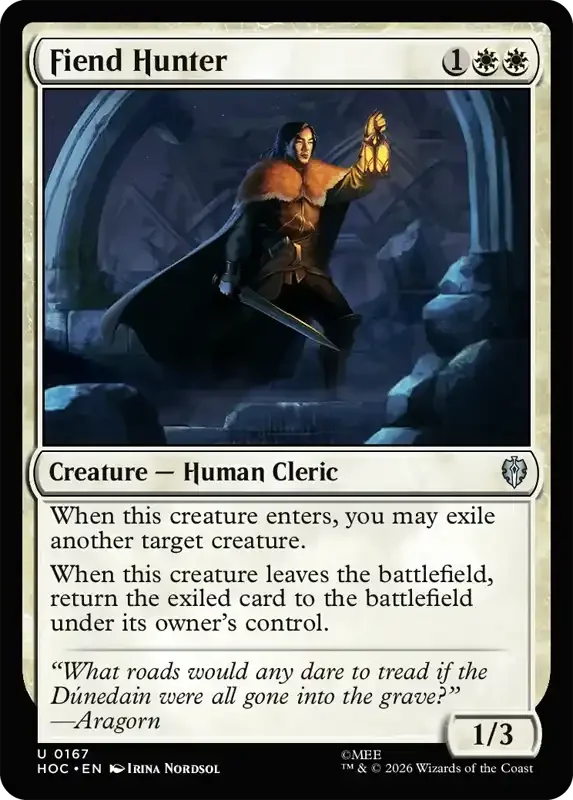 MTG Hobbit Set List - Fiend Hunter