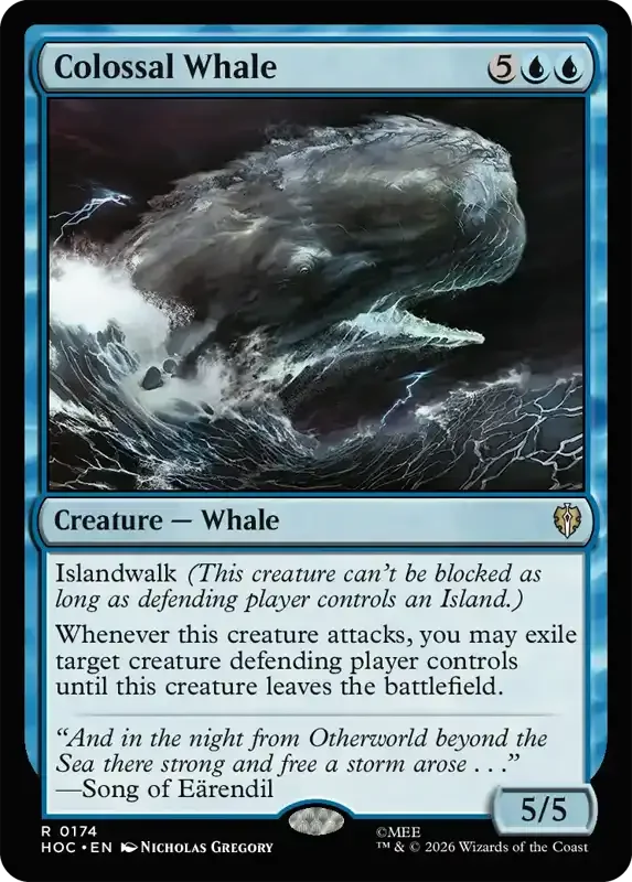 MTG Hobbit Set List - Colossal Whale