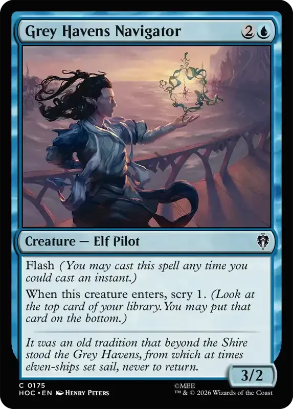 MTG Hobbit Set List - Grey Havens Navigator