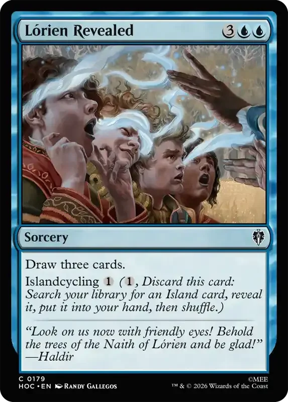 MTG Hobbit Set List - Lórien Revealed