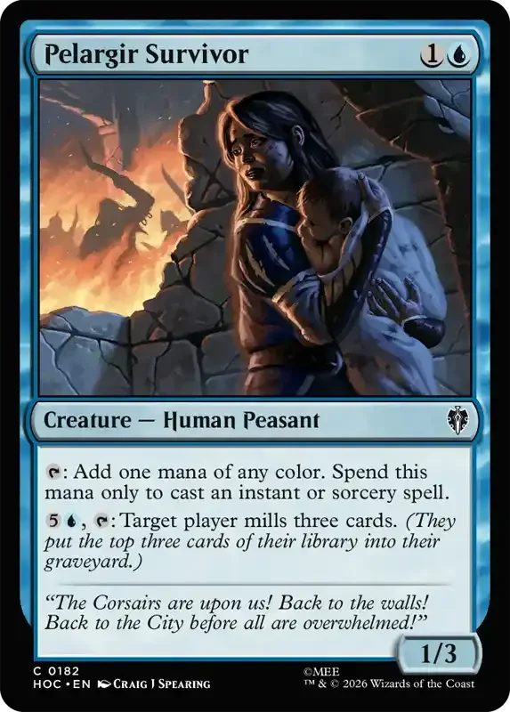 MTG Hobbit Set List - Pelargir Survivor