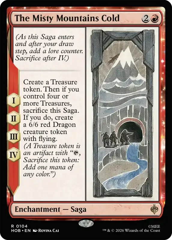 MTG Hobbit Set List - The Misty Mountains Cold