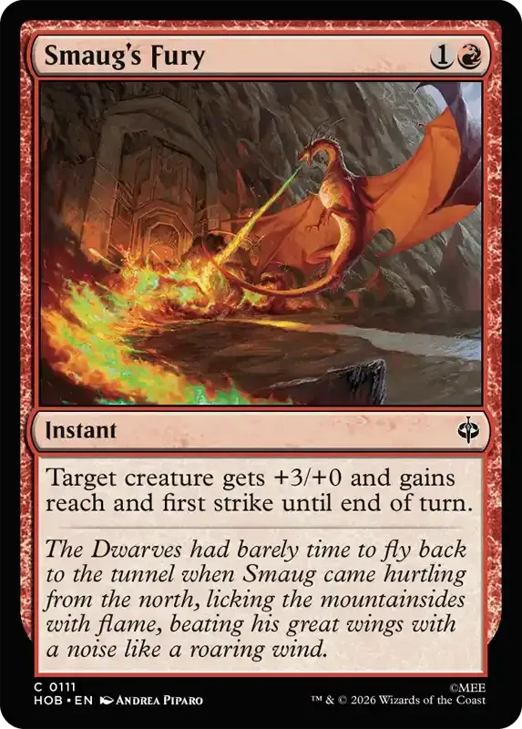 MTG Hobbit Set List - Smaug's Fury