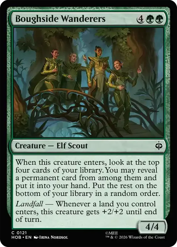 MTG Hobbit Set List - Boughside Wanderers