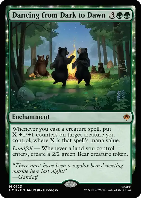 MTG Hobbit Set List - Dancing from Dark to Dawn