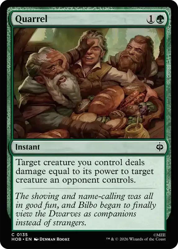 MTG Hobbit Set List - Quarrel