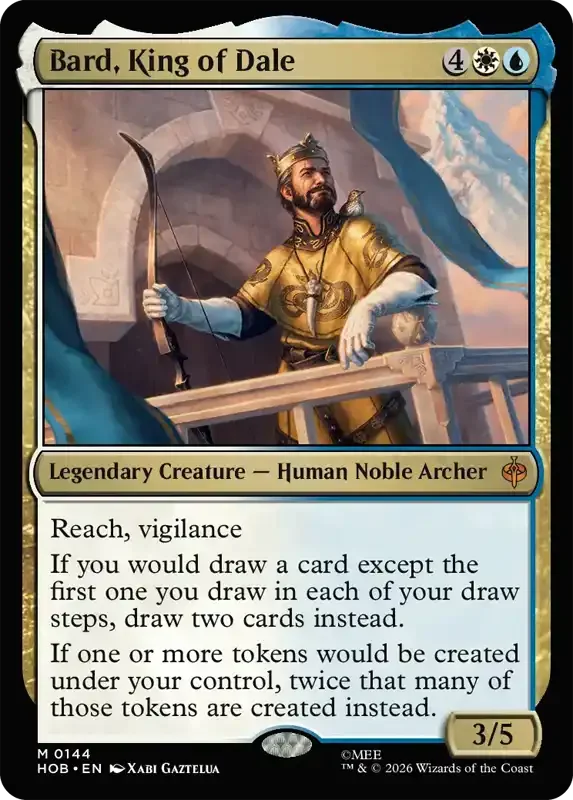 MTG Hobbit Set List - Bard, King of Dale