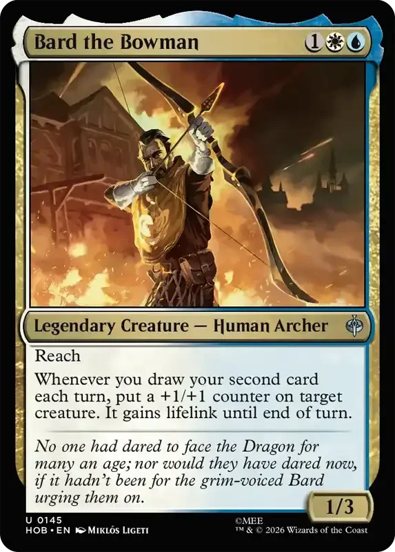 MTG Hobbit Set List - Bard the Bowman