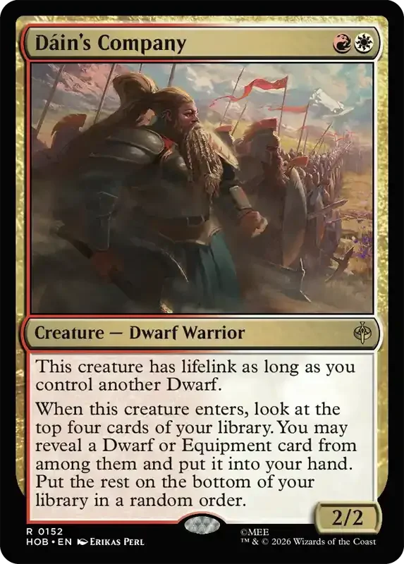 MTG Hobbit Set List - Dáin's Company